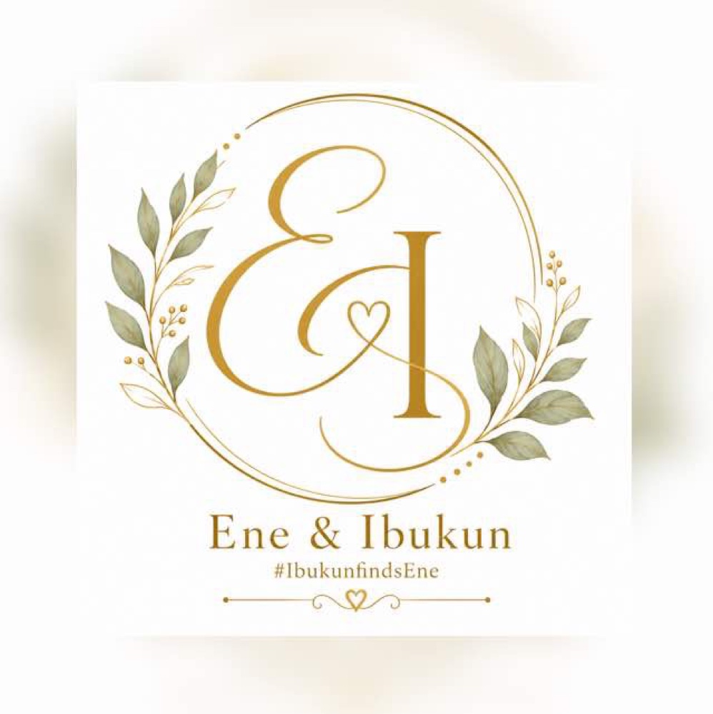 Ene and Ibukun wedding logo